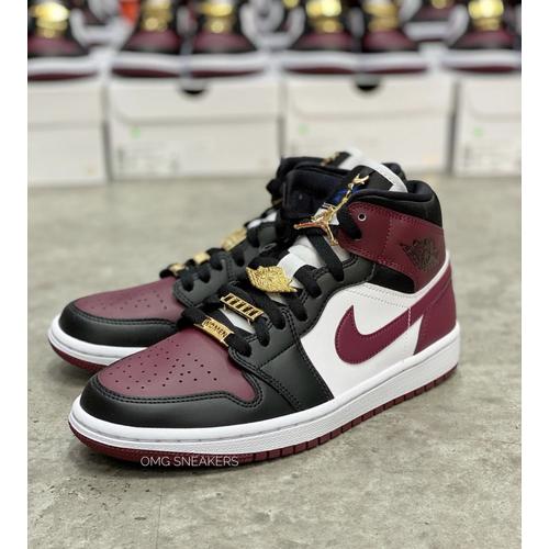 air jordan 1 mid burgundy