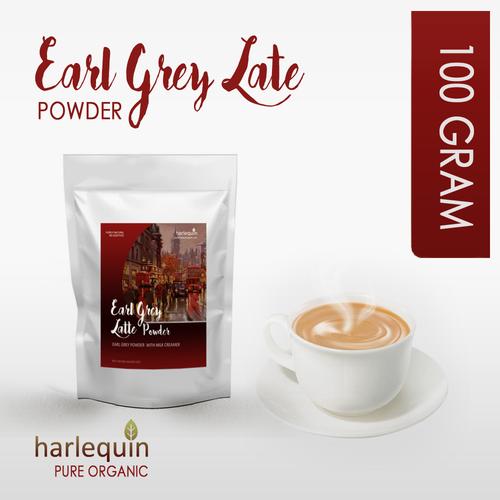 Foto Produk Earl Grey Tea Powder 100 Gram Teh Earl Grey Latte Bubuk Organik dari Harlequin Herb