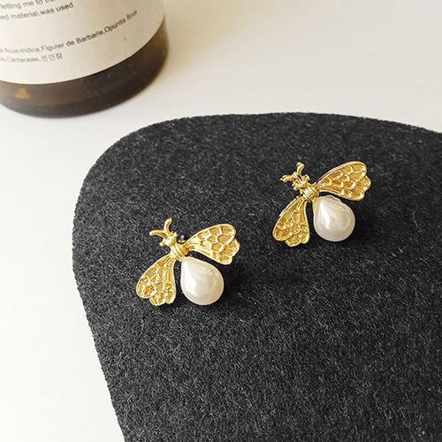 Foto Produk anting fashion bee pearl earrings jan224 dari Oila