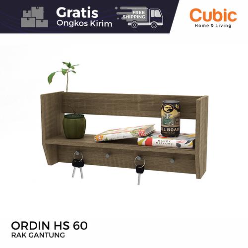 Foto Produk Cubic Rak Dinding Gantung Minimalis / Hanging Self / GENIO HS 60 dari Cubic Home & Living