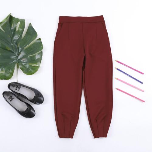 Foto Produk Celana scuba anak perempuan 1-10 Tahun, SPARKLE GUMMY PANTS - Maroon, L dari uWa_store
