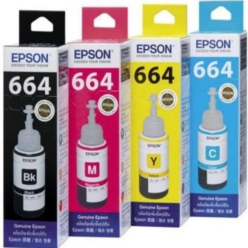 Jual tinta epson T664, black ,cyan, magenta, yellow - Kota Surabaya -  incacellcom | Tokopedia