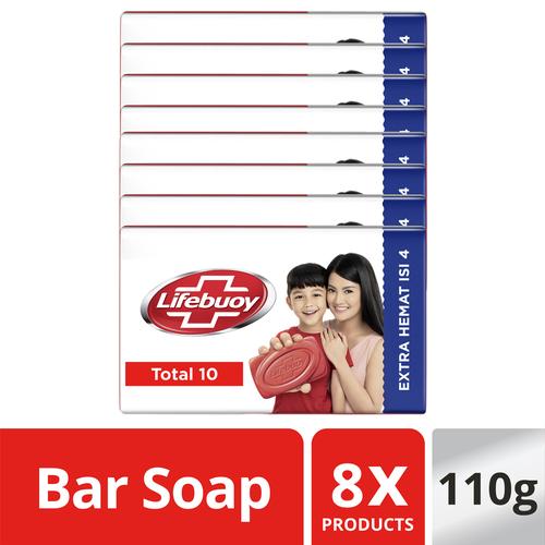Foto Produk Lifebuoy Sabun Batang Total 10 110G isi 8 dari Unilever Official Store