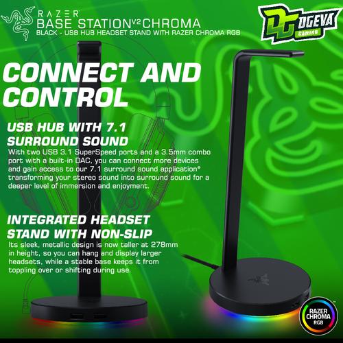Jual Razer Base Station V2 Chroma Black 