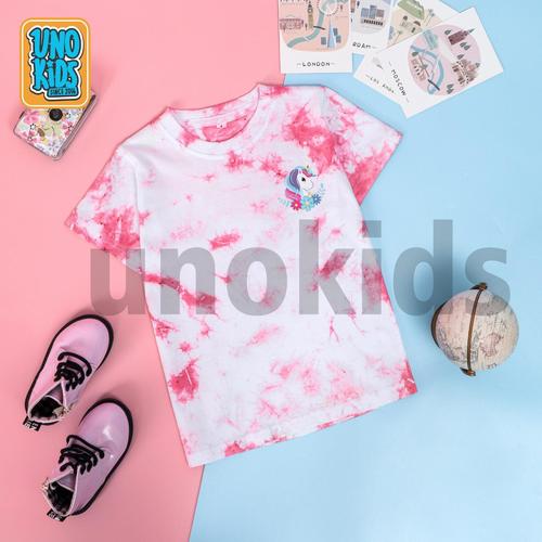 Foto Produk Kaos Tie Dye Anak Perempuan, karakter Unicorn - Pink, 8 dari uWa_store
