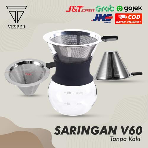 Foto Produk Coffee filter stainless steel / coffee filter dripper / coffee drip dari vesper