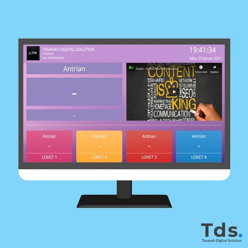 Gambar APLIKASI ANTRIAN PENGUNJUNG BERBASIS WEB MENGGUNAKAN PHP & MYSQL dari Tasanah Digital Solution undefined Tokopedia