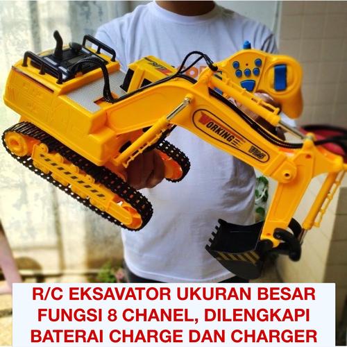 Foto Produk Mainan Remote Control RC Excavator Heavy Machine Digger dari EAZYTOYS