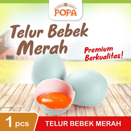 Foto Produk TELUR BEBEK MERAH - MENTAH (PER PCS) dari POPA Mart