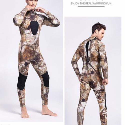 Foto Produk wetsuit camoflage neoprane 3MM onepiece resleting belakang dari Vacay Point