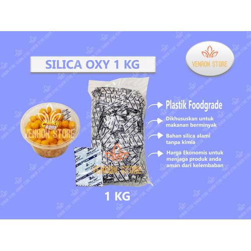 Jual SILICA GEL OXY 1KG ± 970PCS (1GRAM) FOOD GRADE TERSERTIFIKASI 1
