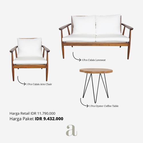 Foto Produk Alegre Living Room Set Calais Oyster dari Alegre Home & Interior Goods