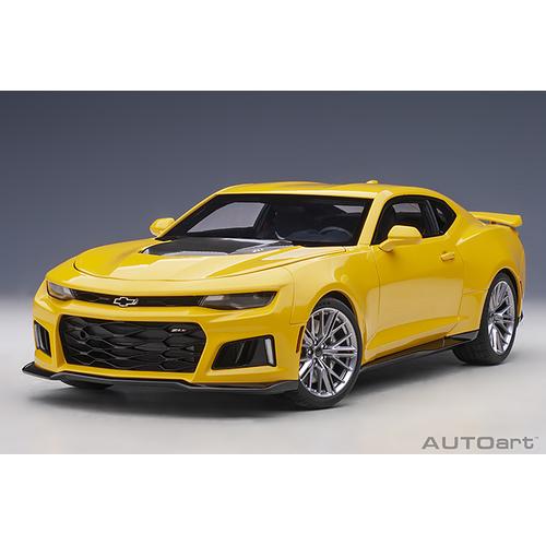 Autoart 1/18 Chevrolet Camaro ZL1 Jaune - Modèle Réduit Diecast 71205