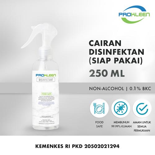 Foto Produk Disinfectant Spray Antiseptik Cairan Desinfektan PROKLEEN 250mL dari United Cleaning Official