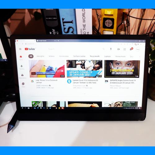 Foto Produk Portable Monitor 13.3 Inch USB TYPE C HDMI | FHD 1080p BONUS CASE - normal dari Koreanholicshop