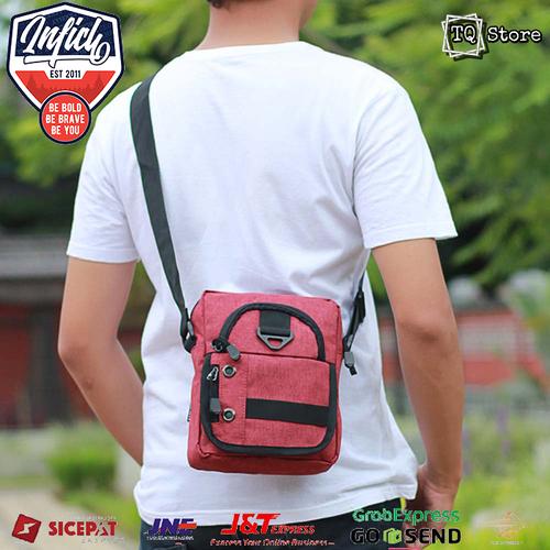 Foto Produk Tas Selempang Pria Kecil Simpel Inficlo Sling bag Cowok Mini Tas HP dari TQSTORE9