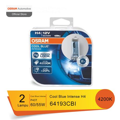 Foto Produk Osram Lampu Mobil H4 Cool Blue Intense 12V 60/55W - 64193CBI dari Osram Automotive