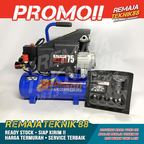 Foto Produk KOMPRESOR ANGIN PORTABLE / 0,75HP / LAKONI IMOLA 75 dari Remaja Teknik 88