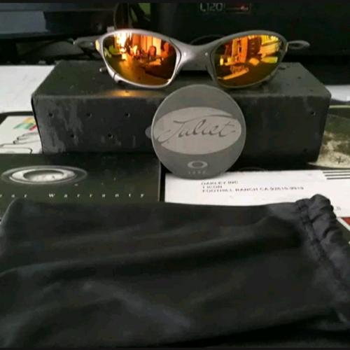Jual oakley juliet X metal fire iridium 