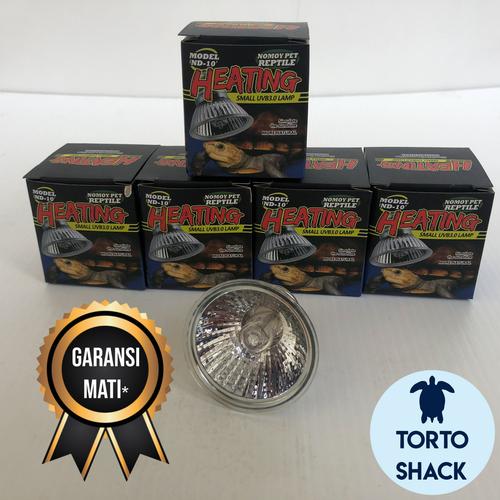 Foto Produk Lampu Nomoy UVA / UVB 50 W|Nomoy Pet ND-10|Lampu Reptil Murah|Halogen - 25 WATT dari Torto Shack