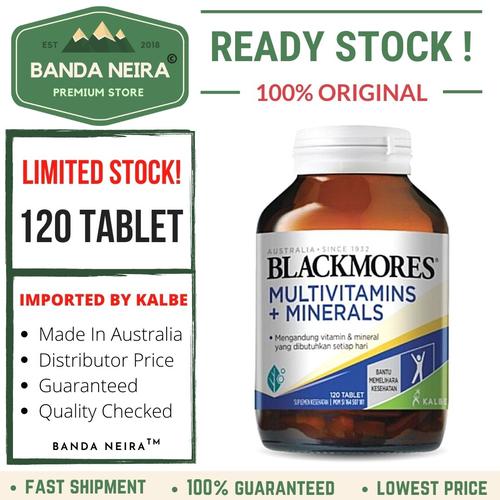 Foto Produk Blackmores Multivitamins + Minerals 120 Tablet - KALBE dari Banda Neira Store