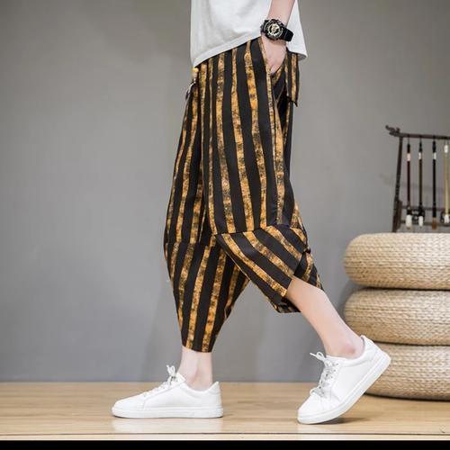 Foto Produk harem joggers pants street fashion baggy stripe / celana hip hop garis dari Kuro-Shiro