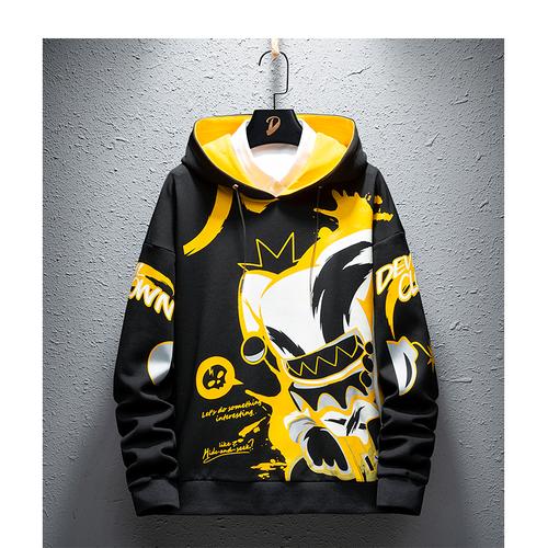 Foto Produk FortKlass Sweater Hoodie Pria Lengan Panjang Unisex DEVIL CLOWN - Hitam dari FortKlass