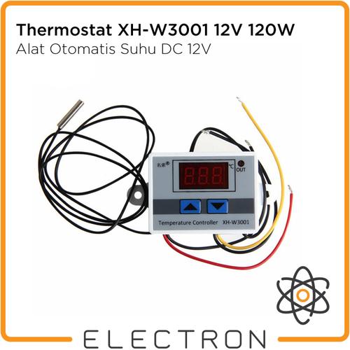 XH-W3001 12V Contrôleur Température Sonde Étanche 120W