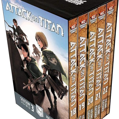 Jual Isayama, Hajime - Attack on Titan Season 3 Part 2 Manga Box Set