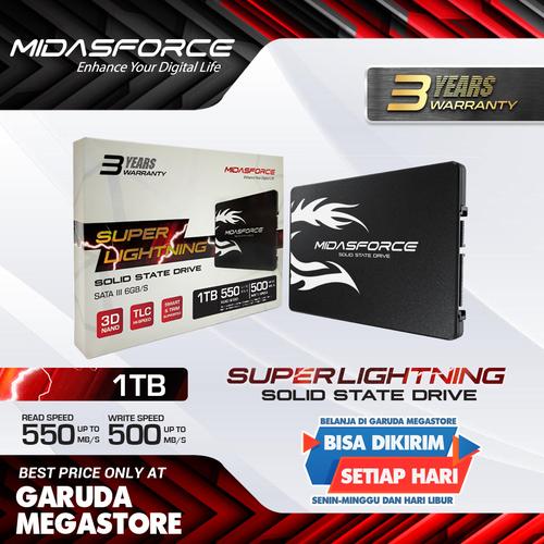 Foto Produk SSD Midasforce 1TB - Tanpa Caddy dari Garuda Megastore