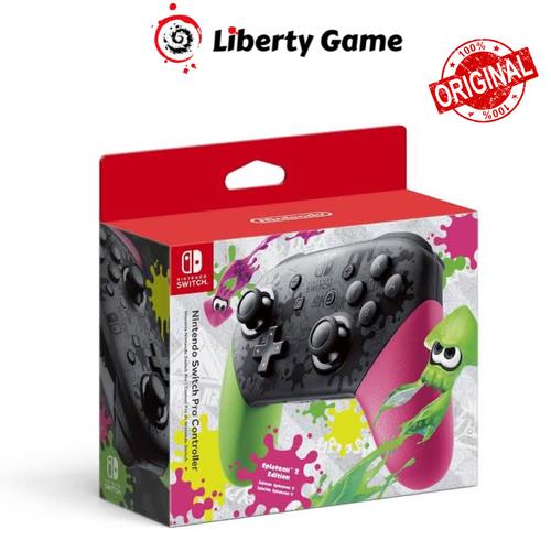 Foto Produk NINTENDO SWITCH PRO CONTROLLER SPLATOON 2 EDITION dari Suyanto//Liberty Game