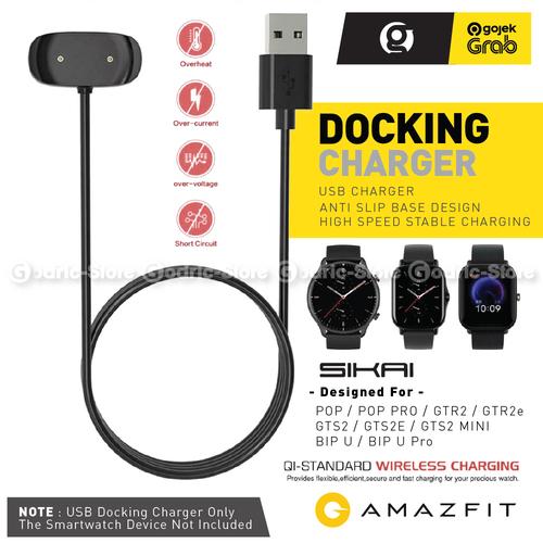 Jual SIKAI Charger Amazfit BIP U / POP PRO / GTS2 (MINI \u0026 2E) / GTR2 (2E) -  Jakarta Barat - G-Rex | Tokopedia