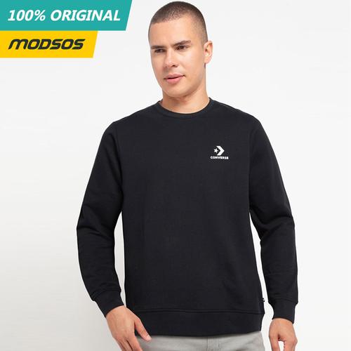 Foto Produk Sweater Pria Converse Reguler Black Original dari Modsos