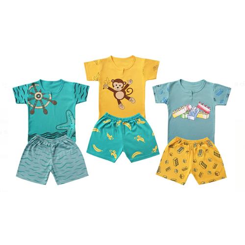 Foto Produk Kazel - Setelan Pendek STAR FISH Edition - NEWBORN dari Chubby Baby Shop