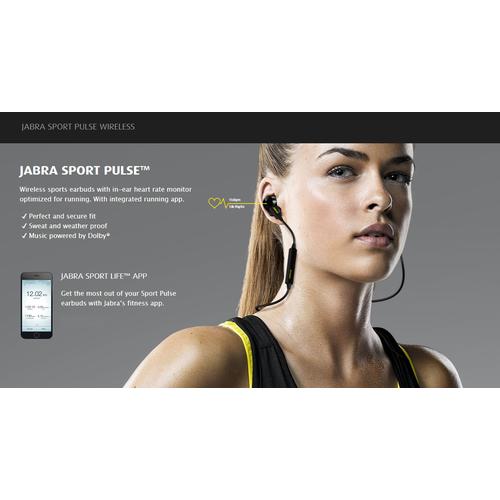 Jual Jabra Sport Pulse (SE) Handsfree Bluetooth - Black - WikaCell.com |  WikaCell