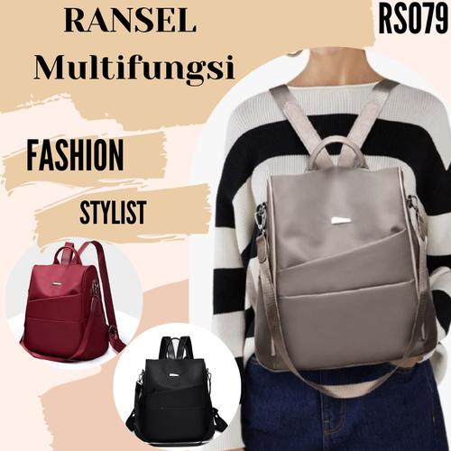 Foto Produk Tas Import / Tas Wanita / Tas Ransel Anti Maling Wanita RS079 dari Rising.collection