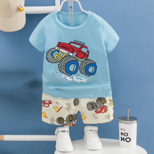 Foto Produk Baju santai/ baju rumah/ setelan import anak laki. brand melody - NPB 5, 55 dari @melodybabynkids