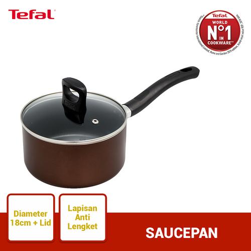 Foto Produk Tefal Day by Day Saucepan 18cm+ lid - Panci Wajan Penggorengan dari TefalKrups Official