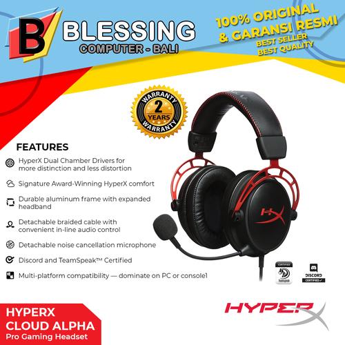 Jual HYPERX Cloud Alpha Gaming Headset 