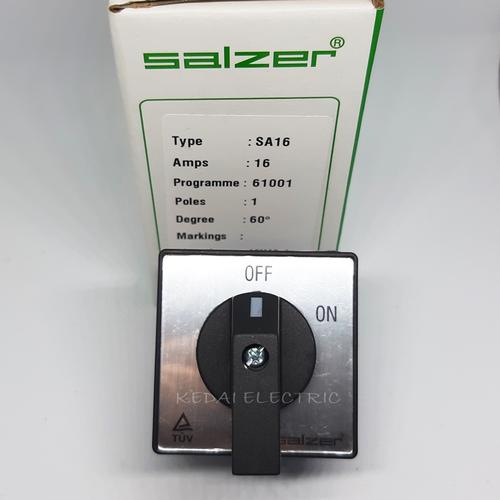 Jual Selector Switch On Off 1Pole 16A Salzer SA16-2-1-61001 - Jakarta ...