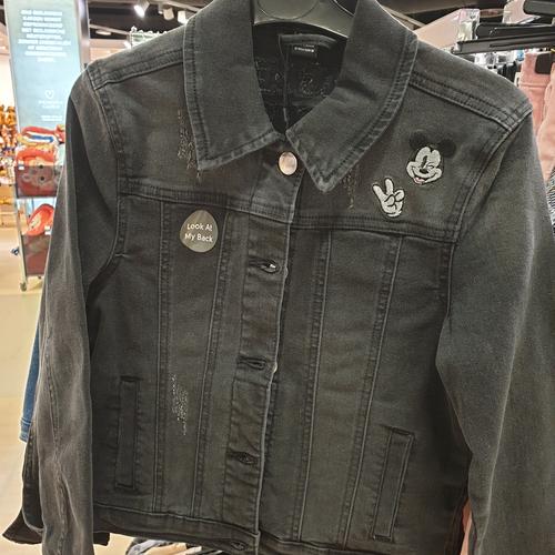 primark denim jacket black