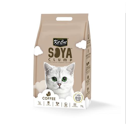 Gambar Kit Cat Tofu Soya Clump Litter 7L Coffee Pasir Kucing Gumpal Kopi dari Hime petshop Jakarta Barat Tokopedia