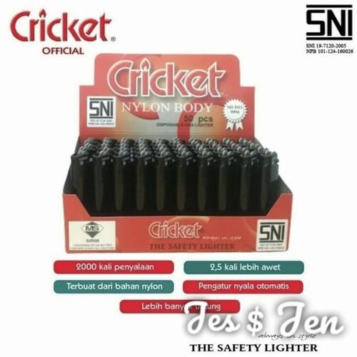 Gambar Korek Cricket Original Polos Putih (isi 50 pcs) - Hitam dari jes $ jen Jakarta Barat Tokopedia