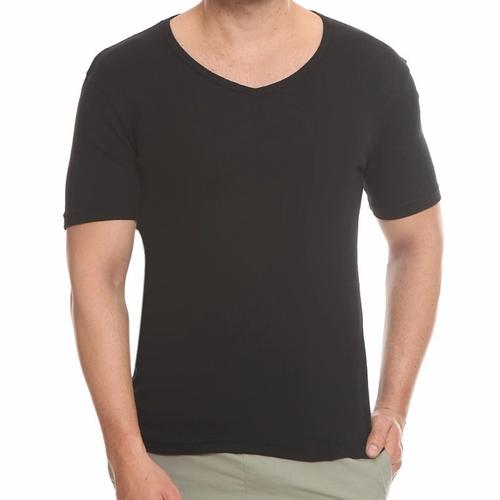 Short Sleeve V Neck Undershirt 