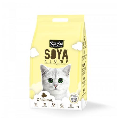 Foto Produk Kit Cat Tofu Soya Clump Litter 7L Original Pasir Kucing Gumpal No Dust dari Hime petshop