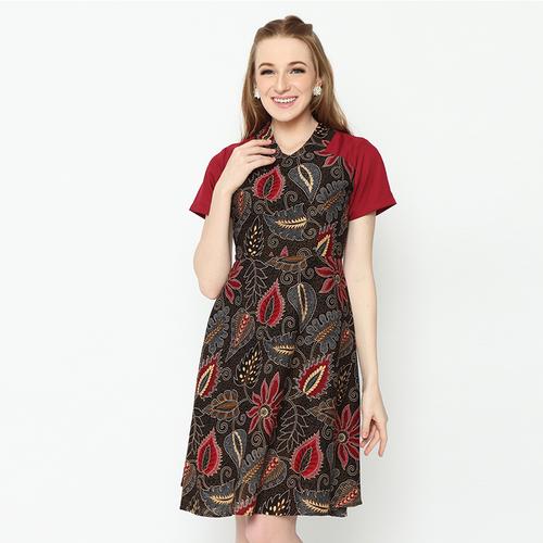 Foto Produk AFSANA DRESS BATIK - S dari ADINATA BATIK ID
