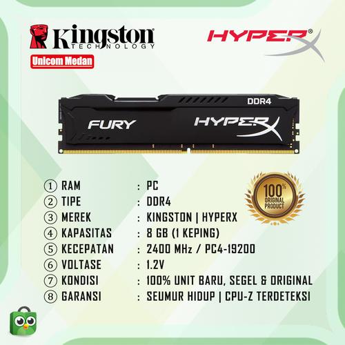 Jual RAM PC DDR4 8GB 2400MHZ PC4-19200 