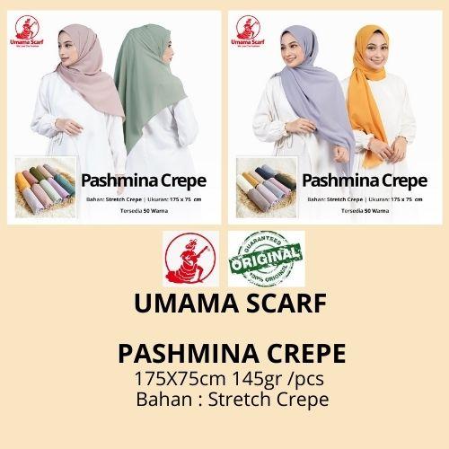 Foto Produk Jual PASHMINA CREPE by Umama Scarf RANDOM WARNA 21.500 pashmina polos dari Istanajilbabumama