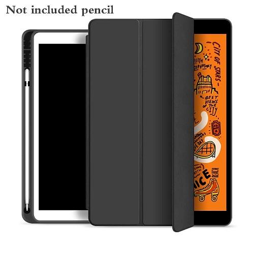 Gambar Smart Case iPad Mini 1 2 3 4 5 7.9 inch Silikon with SLOT PENCIL - Black, iPad Mini 4 5 dari fresh original undefined Tokopedia
