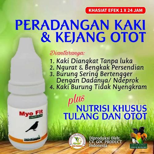 Jual Myo Vit Obat Kaki Burung Urat Merah Kenari Dan Burung Lainnya Kab Bantul Apotek Burung Indonesia Tokopedia